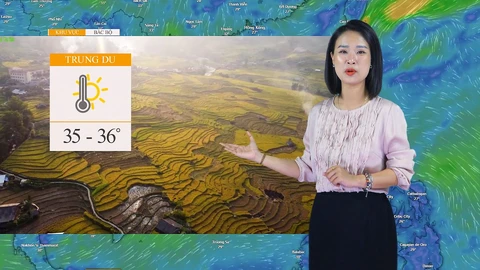 Thời tiết 6-5: Nam Bộ và Tây Nguyên nắng nóng, chiều tối có mưa dông