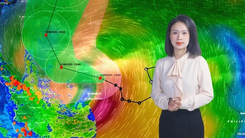 Thời tiết đêm 11 ngày 12-6: Bão số 1 (bão Wutip) có khả năng mạnh thêm; Trung Trung Bộ mưa to đến rất to
