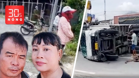 Bản tin 30s nóng: Truy tìm nữ chủ quán cà phê nghi sát hại dì ruột; Lật xe tải ở quận 12