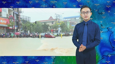 Thời tiết đêm 27 ngày 28-6: Bắc Bộ và Nam Bộ có mưa to về chiều, Trung Bộ nắng nóng