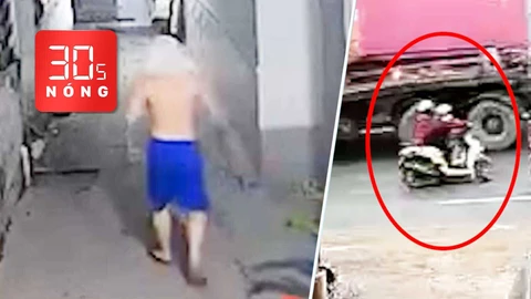 Bản tin 30s Nóng: Thanh niên thoát y đuổi theo cô gái ở Hà Nội; Hai cô gái ngã vào container tử vong