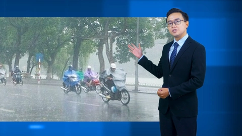 Thời tiết đêm 10 ngày 11-7: Bắc Bộ có mưa to, Trung Bộ nắng nóng, Nam Bộ mưa nhiều về đêm