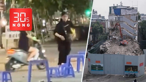 Bản tin 30s nóng: Lý do Ngân Baby bị công an tạm giữ; Sắp phá dỡ xong tòa nhà Hàm cá mập