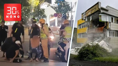 Bản tin 30s nóng: Nhóm trẻ vi phạm giao thông bị phạt ‘thụt dầu’; Động đất mạnh ở Nga