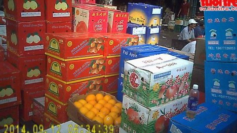 Trái cây Trung Quốc “lột xiêm y”, xóa xuất xứ