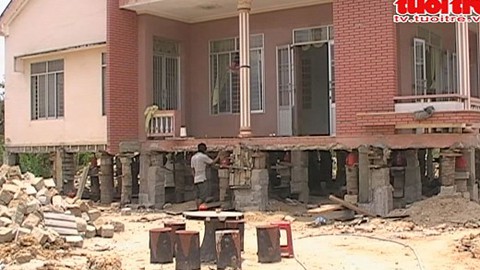 Một ngôi biệt thự bề thế được "thần đèn" di chuyển