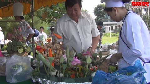 Hội thi ẩm thực món ngon đất sen hồng