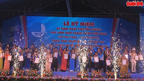 Tuyên dương 67 thanh niên, hội viên tiêu biểu khắp cả nước