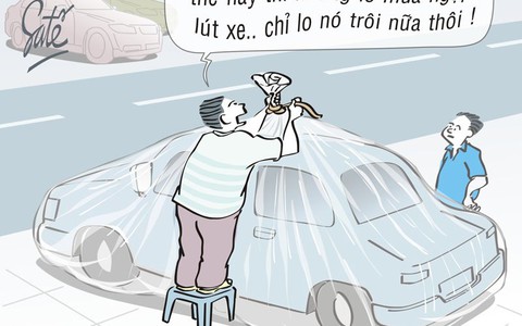 Không lo mưa ngập lút xe