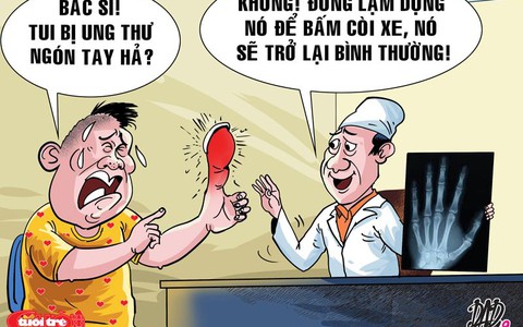 Như này là ung thư ngón tay hay gì?