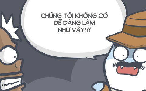 Tôi không cấp phép cho hàng giả