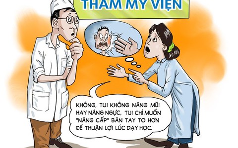 Thẩm mỹ viện sửa... bàn tay