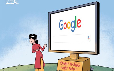 Muốn coi danh thắng thì tra Google