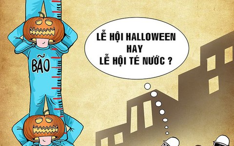 Combo mưa bão và triều cường