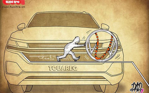 Chiếc xe Volkswagen có bản đồ đường "lưỡi bò" cần bị xử lý nghiêm