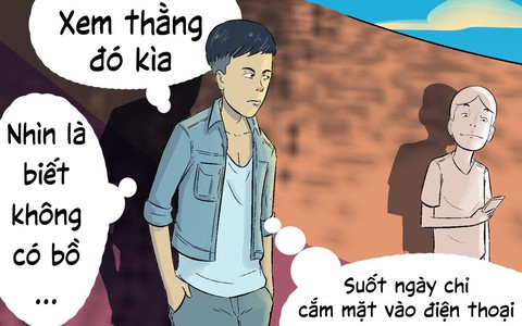 Nhìn là biết không có bồ!