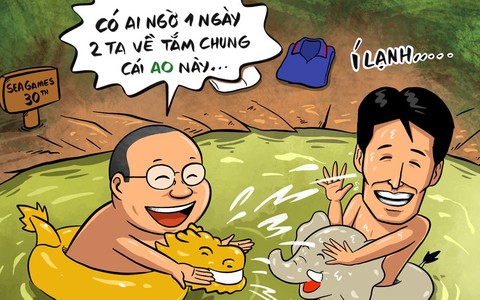 Việt Nam - Thái Lan: Anh hào về tắm ao nhà