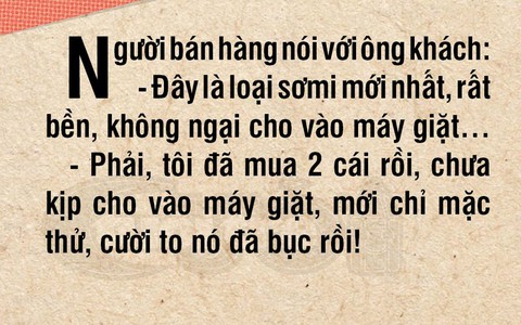 Áo sơmi không ngại máy giặt