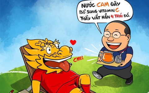 4 trái cam bổ sung vitamin C cho U22 Việt Nam