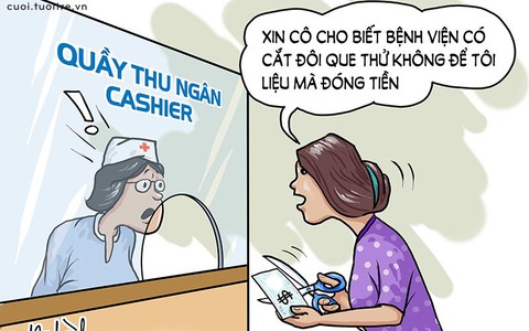 Cắt đôi que thử trả nửa tiền