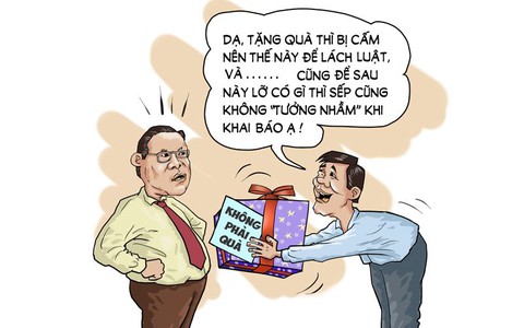 Biếu quà mà không phải là quà
