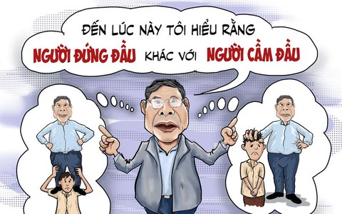 Cách phân biệt "người đứng đầu" và "người cầm đầu"