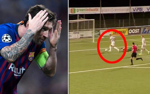 Cầu thủ nghiệp dư rê bóng qua 6 người, lừa thủ môn ghi bàn như Messi