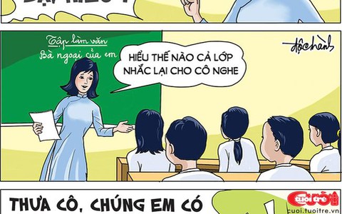 Văn mẫu và bà ngoại quốc dân