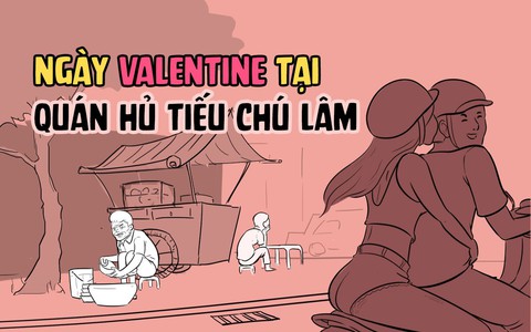 Ngày Valentine tại quán hủ tiếu Chú Lâm