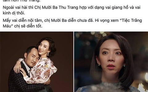 Bị cư dân mạng đặt lên bàn cân về diễn xuất, vợ chồng Thu Trang – Tiến Luật phản ứng ra sao?