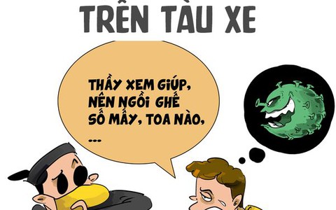 Giải mã corona: Chọn chỗ ngồi trên tàu xe có tránh được virus?