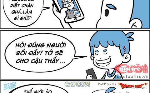 Mobile boy: Ở nhà hoài chán quá!
