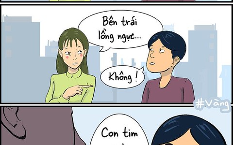 Con tim thằng Vàng không nằm bên trái