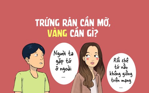 Trứng rán cần mỡ, Vàng cần gì?