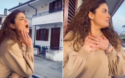 Cô gái đứng trước nhà luyện thanh, bị hàng xóm 'trả đũa'