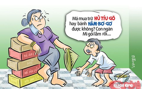 Mẹ tích trữ hủ tiếu gõ được không?