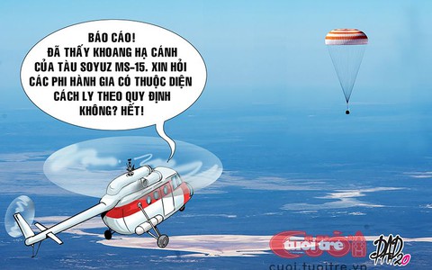 Sau 200 ngày, phi hành gia trở về đối mặt Covid trên trái đất