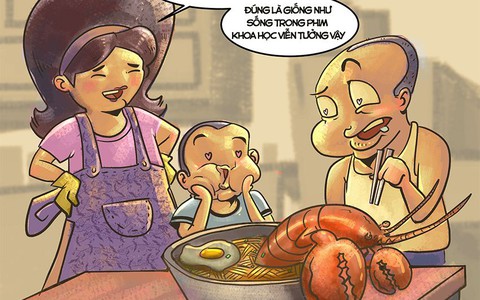 Một sự kết hợp như phim khoa học viễn tưởng