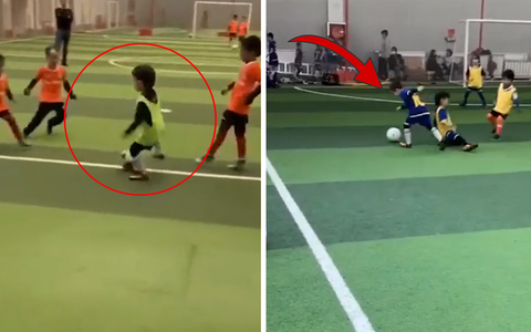 Trung Quốc phát cuồng với cậu bé 6 tuổi đi bóng như Messi