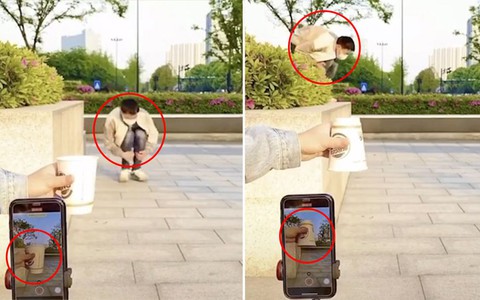 Hai chàng trai bật mí thủ thuật người hóa tí hon nhảy vào ly nước