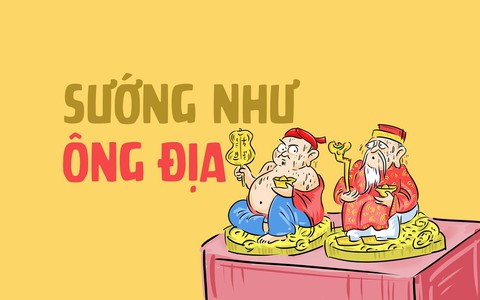 Sướng như ông địa trong mùa hè oi bức