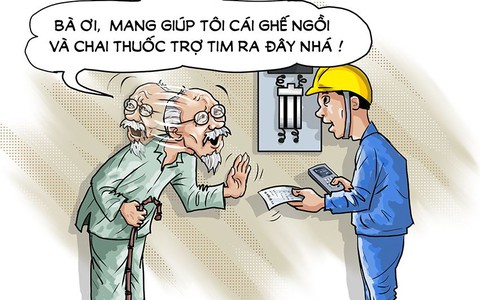 Người cao tuổi nên cảnh giác với hóa đơn điện