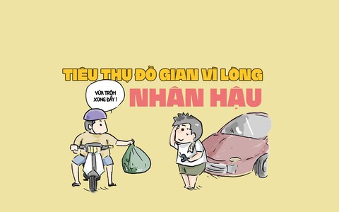 Bỏ công làm lời, tiêu thụ đồ gian vì... lòng "nhân hậu"!