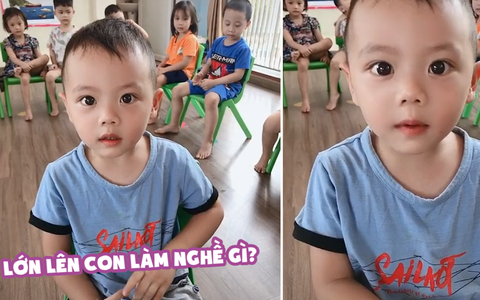 Cậu bé hồn nhiên chia sẻ ước mơ lớn lên được làm: 'Chủ tịch nước' khiến người xem thích thú