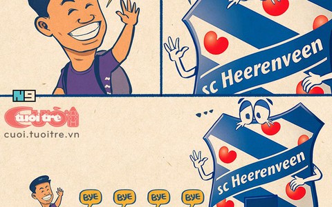 Đoàn Văn Hậu tạm biệt Heerenveen, người hâm mộ cũng 'rút về nước'