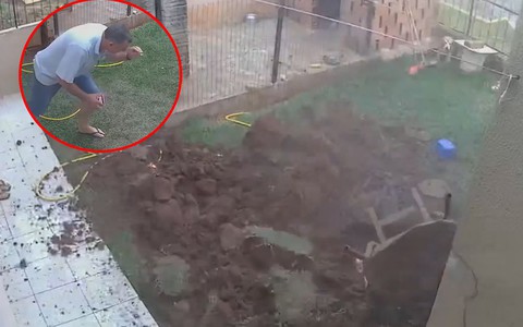 'Thót tim' với người đàn ông quẹt diêm để giết tổ gián nhưng lại khiến cả khu vườn... nổ tung