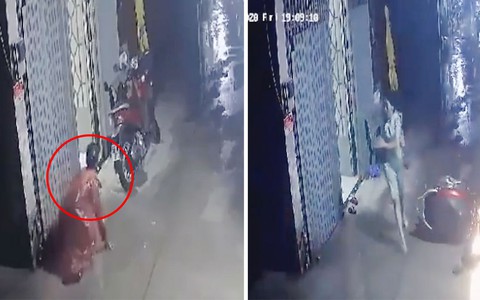 Tên trộm thụt thò bẻ khóa SH, 'bỏ của chạy lấy người' khi bị phát hiện