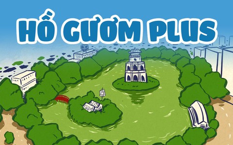 Sau cơn mưa nuốt chửng Hà Nội: Hồ Gươm ra mắt phiên bản mới cạnh tranh Hồ Tây