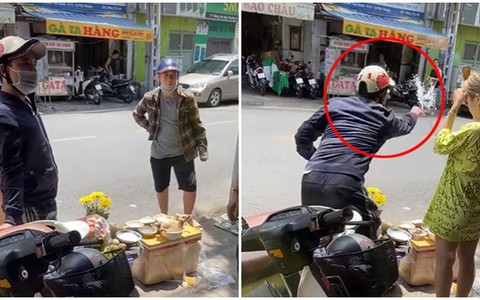 'Cô hồn tử tế' giật đồ cúng xong còn rắc gạo muối giúp gia chủ