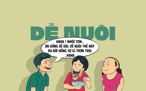 Người dễ nuôi, ra đời chẳng lo chết đói